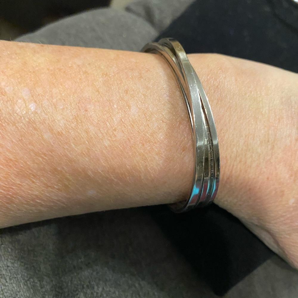 Lia Sophia Silver Twist Bracelet